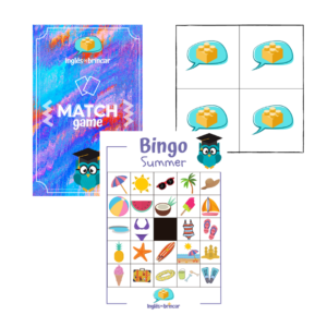 Bingo & Jogo da memória - Inglês de Brincar